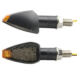 4 Pcs Motorcycle Indicators Lights Flowing Turn Signal Light Front LED Amber Blinker Indicator Lamp 14 LED 12V Moto Accessories