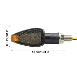 4 Pcs Motorcycle Indicators Lights Flowing Turn Signal Light Front LED Amber Blinker Indicator Lamp 14 LED 12V Moto Accessories