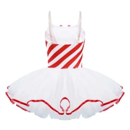 Kids Girls Ballerina Fairy Prom Party Costumes Flower Dress Girls Dance Wear Gymnastic Ballet Leotard Tutu Christmas Red Dress