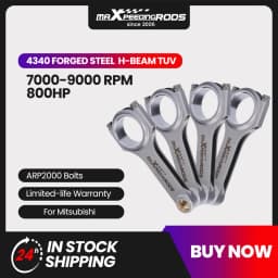 Connecting Rods for Mitsubishi Laser EVO 4-7 8 9 4G63 7 Bolts Late Model Conrods