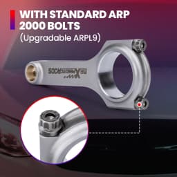Connecting Rods for Mitsubishi Laser EVO 4-7 8 9 4G63 7 Bolts Late Model Conrods