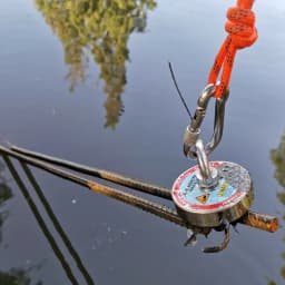 400lbs Strong Fishing Magnet Kit  Rare Earch 20M Rope Underwanter Metal Ring Neodymium Magnetic