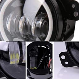 2PCS 4" Led Fog Lights Led Fog Lamps Bulb Projector light Driving Offroad Lamp for 2010-2012 Dodge Journey Jeep Wrangler JK
