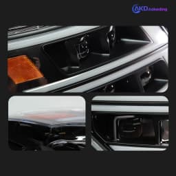 AKD Head Lamp for pajero V97 V93 LED Headlight 2006-2021 Headlights V95 B87 DRL Turn Signal High Beam Angel Eye Projector Lens
