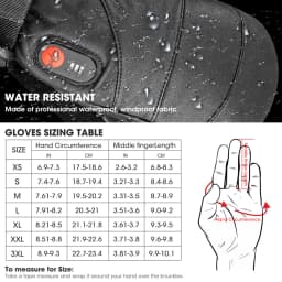 Savior Heat Heated Gloves Ski Mittens Fingers Waterproof Windproof Battery Heated Mitten Gloves Mens Womens Heated Keeping Warm