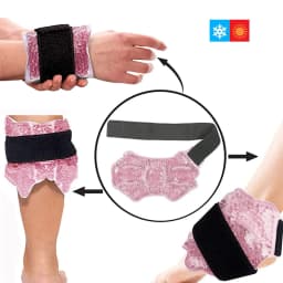 Ankle Cold Wrap Ice Bag Ankle Ice Pack Wrap Hot Cold Ice Gel Pack Ice Pack For Injuries Reusable Gel Cold Pack For Knee Elbow