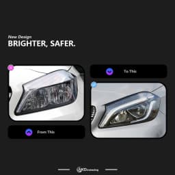 Car Styling Head Lamp for W176 Headlights 2013-2018 A200 LED Headlight A180 DRL Signal led Projector Lens Auto Accessories