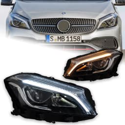Car Styling Head Lamp for W176 Headlights 2013-2018 A200 LED Headlight A180 DRL Signal led Projector Lens Auto Accessories