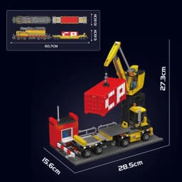 Mould King 12027 Technical Train Building Block Control Control EMD SD40-2 Diesel Locomotive Model Assembly Car Brick Kids Toys