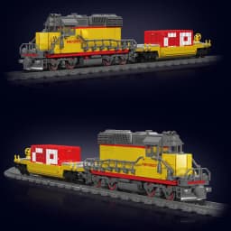 Mould King 12027 Technical Train Building Block Control Control EMD SD40-2 Diesel Locomotive Model Assembly Car Brick Kids Toys
