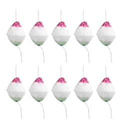 10pcs Portable Double Head Steam Gas Lantern Mantles Light Yarns Kerosene Lamp Cotton Yarn Wick Lantern Lights Mesh Gauze Cover