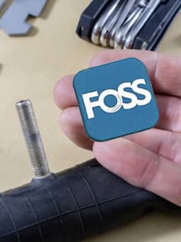 6pcs foss Rubber Puncture Patches Bicycle Tire Tyre Tube Repair Cycle Patch Kit No Glue Bicycle Inner Tube Puncture Repair Tools