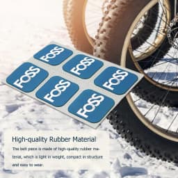 6pcs foss Rubber Puncture Patches Bicycle Tire Tyre Tube Repair Cycle Patch Kit No Glue Bicycle Inner Tube Puncture Repair Tools