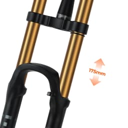BOLANY MTB Thru Axle Boost Suspension Fork Mountain Bike Air Resilience Rebound Adjustment 110*15MM Travel 175MM For XC DH