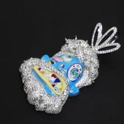 JINAO 2022 NEW European and American style Dripping Oil Pendant High Quality Ice Cravejado Cubic Zircon Can be used 10mm Cuban