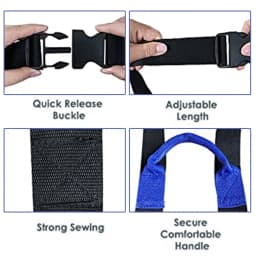 Bed Ladder Assist With Handle Strap Rope Ladder Caddie Helper For Elderly Injury Recovery Patient Bed Rail Assistance Devices