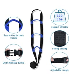 Bed Ladder Assist With Handle Strap Rope Ladder Caddie Helper For Elderly Injury Recovery Patient Bed Rail Assistance Devices