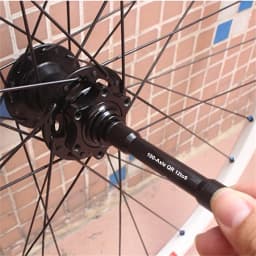 Bicycle Wheel Front 12mm Front Thru To 9mm Thru Quick Release Hub Adapter Conversion For 100mm Mountain Bike