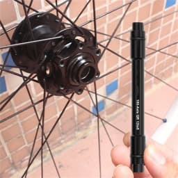 Bicycle Wheel Front 12mm Front Thru To 9mm Thru Quick Release Hub Adapter Conversion For 100mm Mountain Bike
