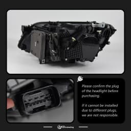 AKD Head Lamp for BMW F02 F01 7 Series LED Headlight 2009-2014 Headlights 735i DRL Turn Signal High Beam Angel Eye Projector
