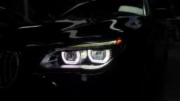 AKD Head Lamp for BMW F02 F01 7 Series LED Headlight 2009-2014 Headlights 735i DRL Turn Signal High Beam Angel Eye Projector