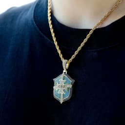 JINAO European and American Style High Quality Ice Cravejado AAA+ Cubic Zircon Necklace&Pendant Jewelry For Gift