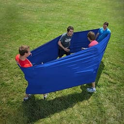 Kids Adults Lycra Fabric Elastic Game Blet Multiplayer Entertainment Equipment Training Wheels Lycra Tube Team Building Games