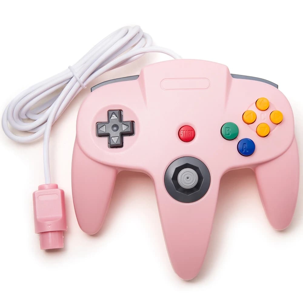 Classic N64 Controller Retro Wired Gamepad Joystick, Replacement for N64 Console Video Game System Play Games with Girlfriend
