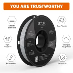 Eryone Flexible TPU Filament 1.75mm 3D Printing TPU Filament for 3D Printer 1 Spool 0.5kg New Arrival Fast Shipping