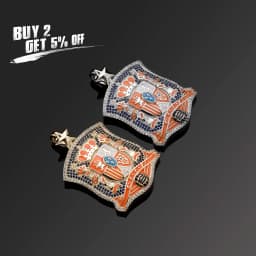JINAO European and American Style High Quality Ice Cravejado AAA+ Cubic Zircon Necklace&Pendant Jewelry For Gift