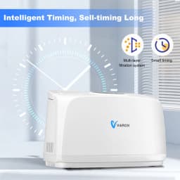 VARON Portable 3L/min Oxygen Concentrator Machine Home and Car Use 32.5%±2.5 Oxygen Machine Pulse Oxygen Supply With Battery