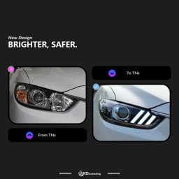 AKD Head Lamp for Mazda 6 Atenza LED Headlight 2013-2016 Headlights Mazda6 DRL Turn Signal High Beam Angel Eye Projector