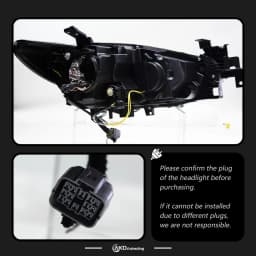 AKD Head Lamp for Mazda 6 Atenza LED Headlight 2013-2016 Headlights Mazda6 DRL Turn Signal High Beam Angel Eye Projector
