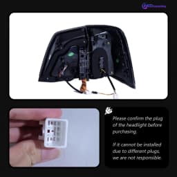 AKD Tail Lamp for Toyota Land Cruiser LED Tail Light 2008-2015 Land LC200 Rear Fog Brake Turn Signal Automotive Accessories