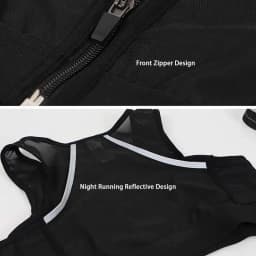 Reflective Running Backpack Lightweight Sport Running Vest For Storage Water Bottle Phone Bag For Trail Running Storage Bag