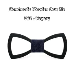 SOMESOOR Black Floral Wood Bow Ties Fashion Butterflies Shirt Bowknots Wedding Suit Accessories Party Krawatte For Men Gifts