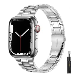 Stainless Steel Strap for Apple watch band 44mm 40mm 45mm 41mm 42mm 38mm 3 4 5 6 SE 44 mm Metal bracelet iWatch Series 7 45 mm