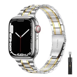 Stainless Steel Strap for Apple watch band 44mm 40mm 45mm 41mm 42mm 38mm 3 4 5 6 SE 44 mm Metal bracelet iWatch Series 7 45 mm