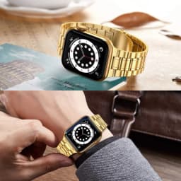 Stainless Steel Strap for Apple watch band 44mm 40mm 45mm 41mm 42mm 38mm 3 4 5 6 SE 44 mm Metal bracelet iWatch Series 7 45 mm
