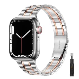 Stainless Steel Strap for Apple watch band 44mm 40mm 45mm 41mm 42mm 38mm 3 4 5 6 SE 44 mm Metal bracelet iWatch Series 7 45 mm