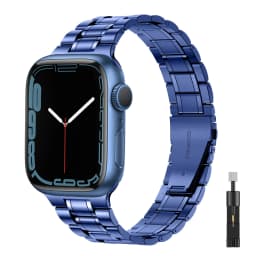 Stainless Steel Strap for Apple watch band 44mm 40mm 45mm 41mm 42mm 38mm 3 4 5 6 SE 44 mm Metal bracelet iWatch Series 7 45 mm
