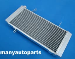 Aluminum Radiator+FAN For SUZUKI SV1000 SV1000S WVBX 2003-2008 2004 2005 2006 2007