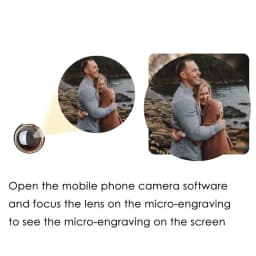 Dascust Custom Picture Projection Keychain Fashion Personality Pet Photo Projection Key Chain Customized Women Fathers Day Gifts