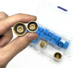 28pcs Car A/C Valve Cap, R134a R12 Service Valve High/Low Side Dust Cap, A/C Line Valve Core Cap M9 M10