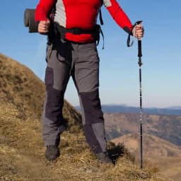 Trekking Sticks Folding Hiking Poles Walking Stick With Quick Lock Outdoor Trekking Pole For Hiking Camping Easy To Grip 1Pc
