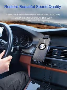 AUX Car Blue Tooth Receiver Adapter Car Audio Receiver USB Jack Audio Music Mic Hands Free Adapter For Car Speaker Accessories
