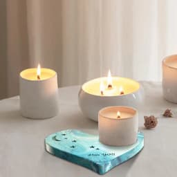 Silicone Mold Crystal Epoxy Mold DIY Heartshaped Star Candle Holder Coaster Multipurpose Coaster Cup Tray Dish Epoxy Resin Mol