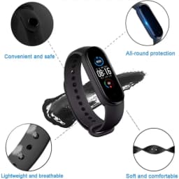 Watch Strap For Xiaomi Mi Band 7 Bracelet Smartwatch Silicone Wrist For Xiaomi Mi Band 4 5 6 7 NFC Correa Mi Band 6 5 4 3 Strap