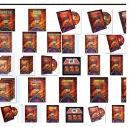 48 PCS World's Greatest Collection WGM Ambitious Card Card On Ceiling Dinner Table Magic Ring On Rope Routines Magic trick