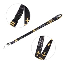 SOMEHOUR Pilot Lanyards Keychain Carabiner Phone Neck Straps ID Card Pass Gym Badge Hang Rope Keyholder Fashion Aviation Gifts